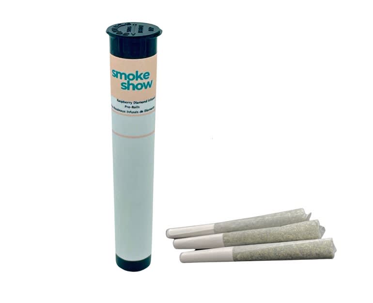Smoke Show Raspberry Diamond Infused Pre-Roll