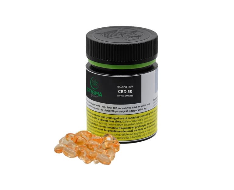 Stigma Grow FS CBD 50 Softgels