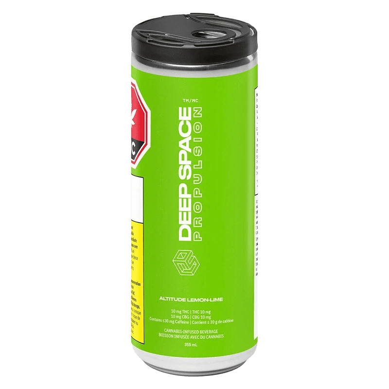 Deep Space Altitude Lemon-Lime CBG/Caffeine Soda