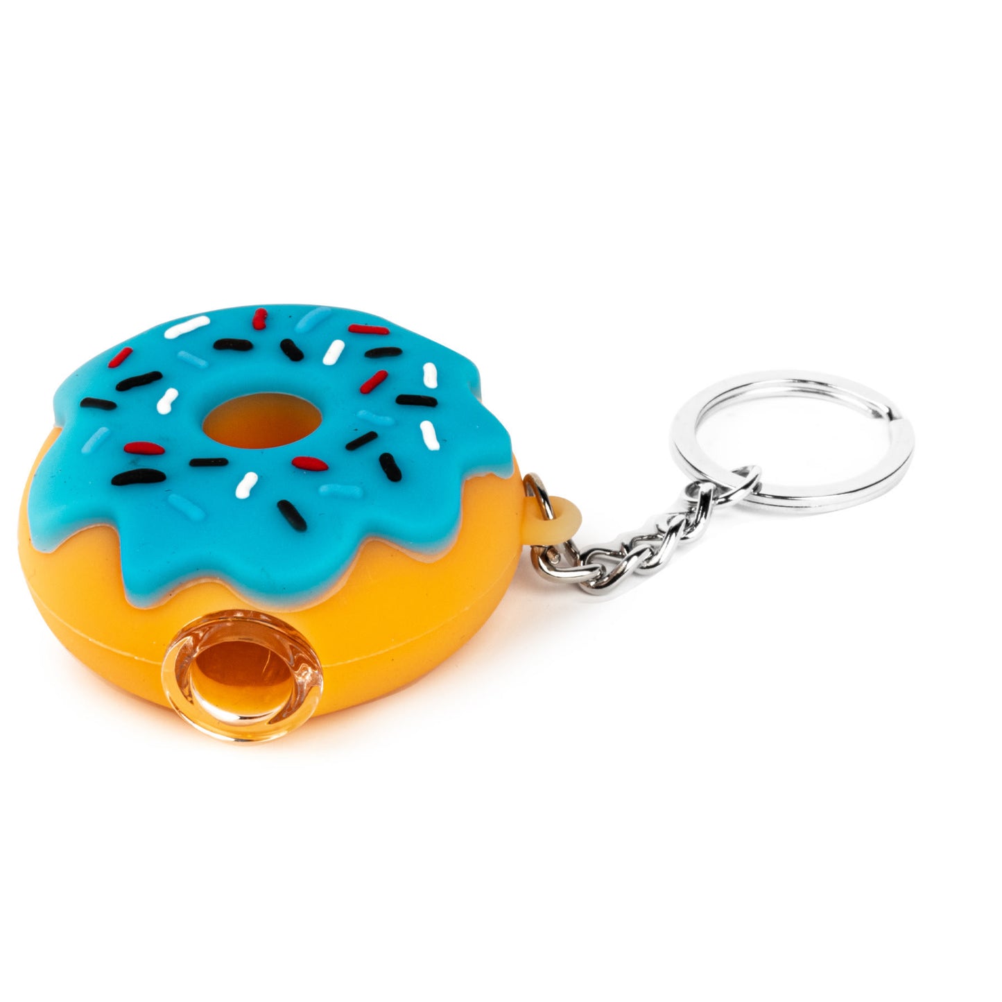 LIT Donut Hand Pipe Keychain