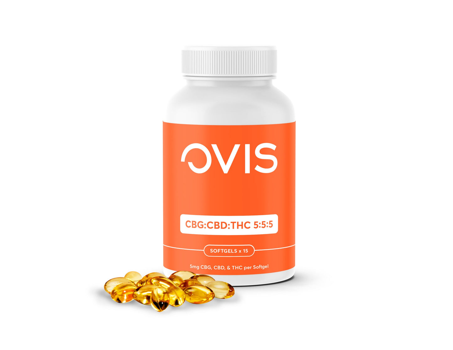 Ovis CBG:CBD:THC Softgels