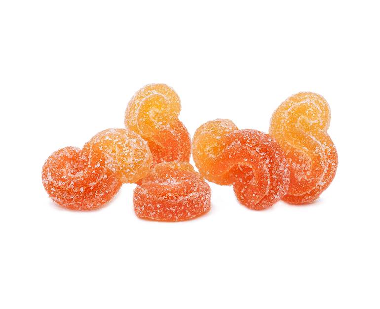Spinach SOURZ Peach Orange Soft Chew