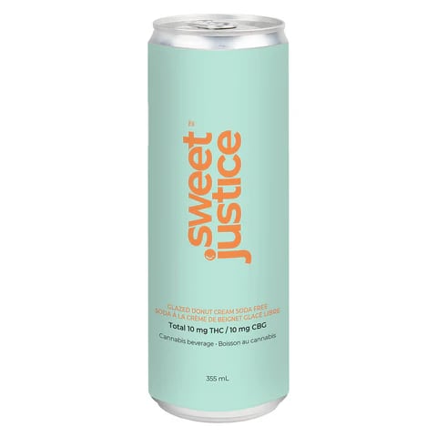 Sweet Justice Glazed Donut Cream CBG Soda