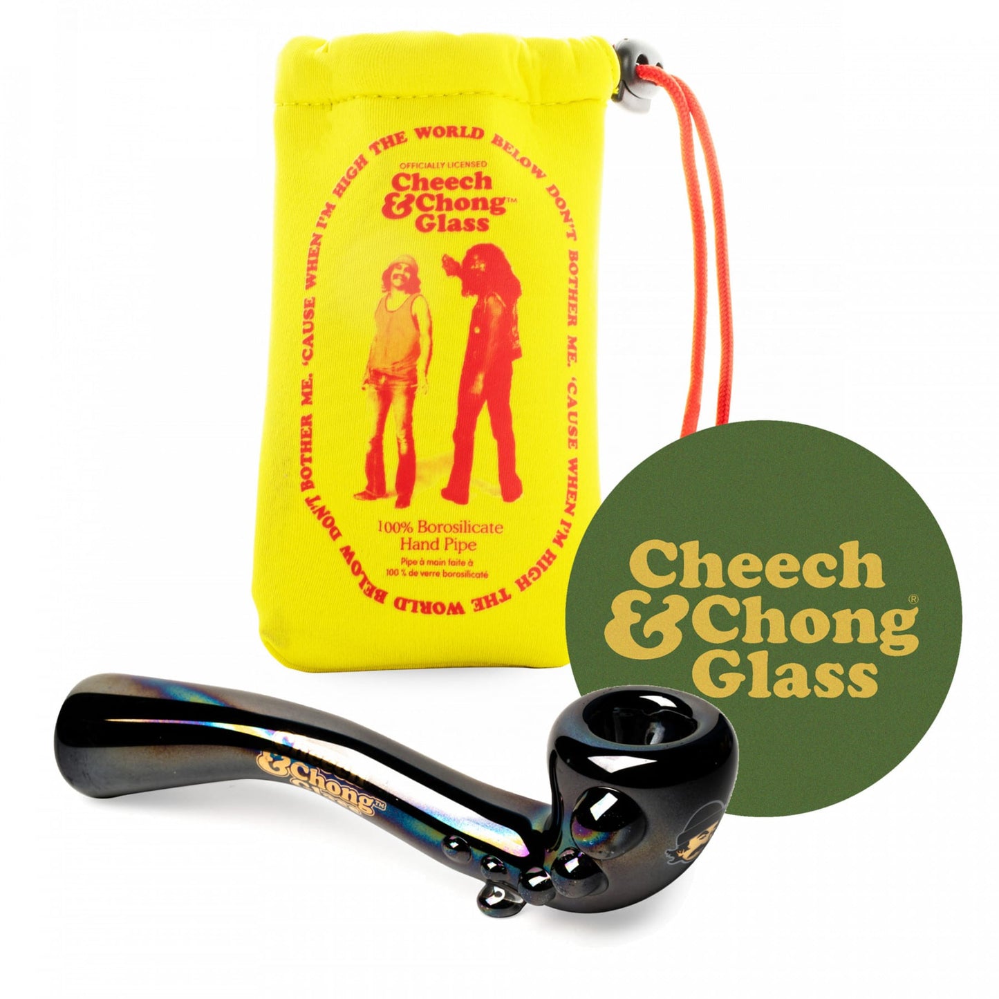 Cheech & Chong 5'' Rainbow Bar & Grill Hand Pipe