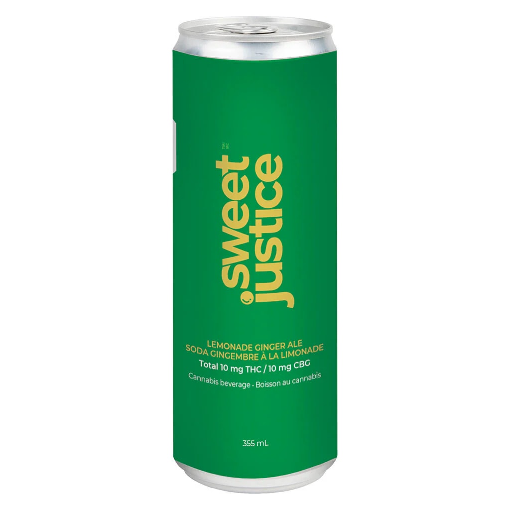 Sweet Justice Lemonade CBG Ginger Ale