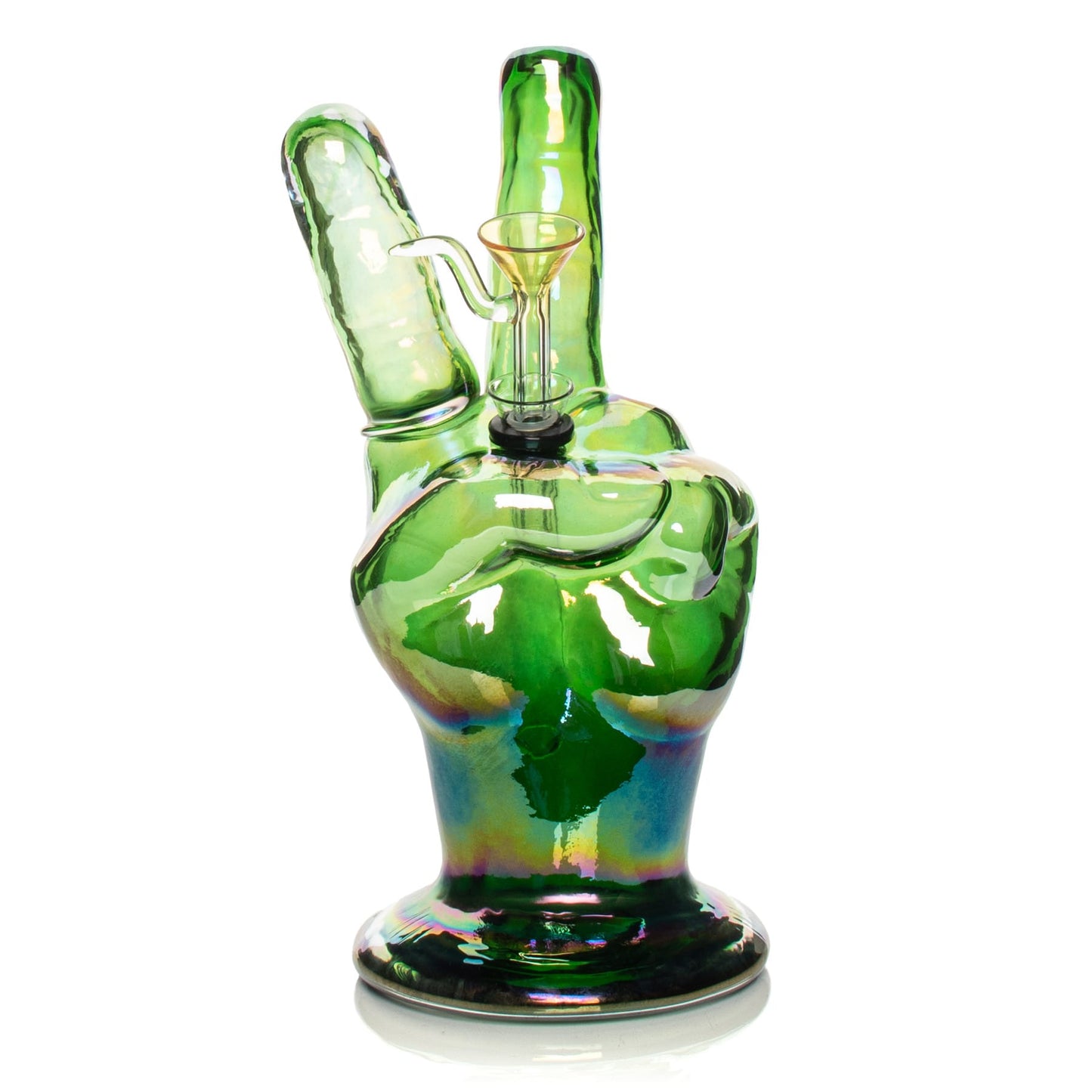 Retro 10" Peace Sign Water Pipe