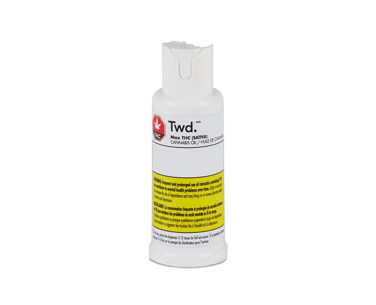 Twd. Max THC Sativa Oil Spray