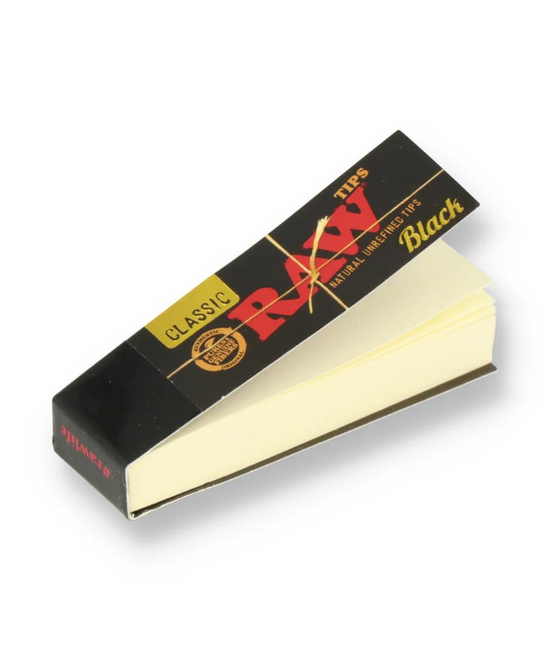Raw Black Perforated Rolling Tips