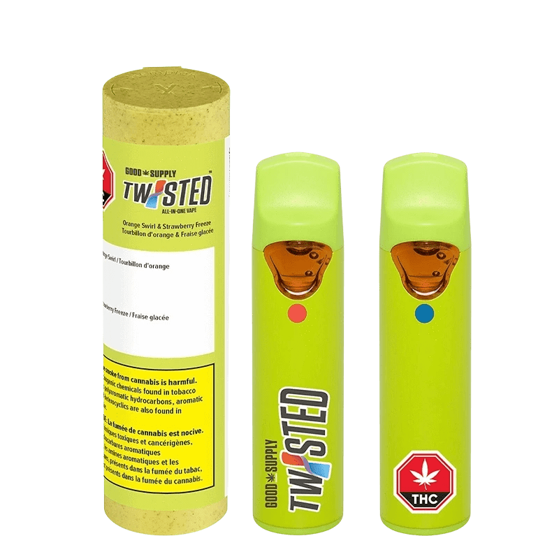 Good Supply Twisted Orange Swirl & Strawberry Freeze Disposable