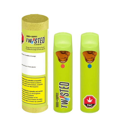 Good Supply Twisted Orange Swirl & Strawberry Freeze Disposable