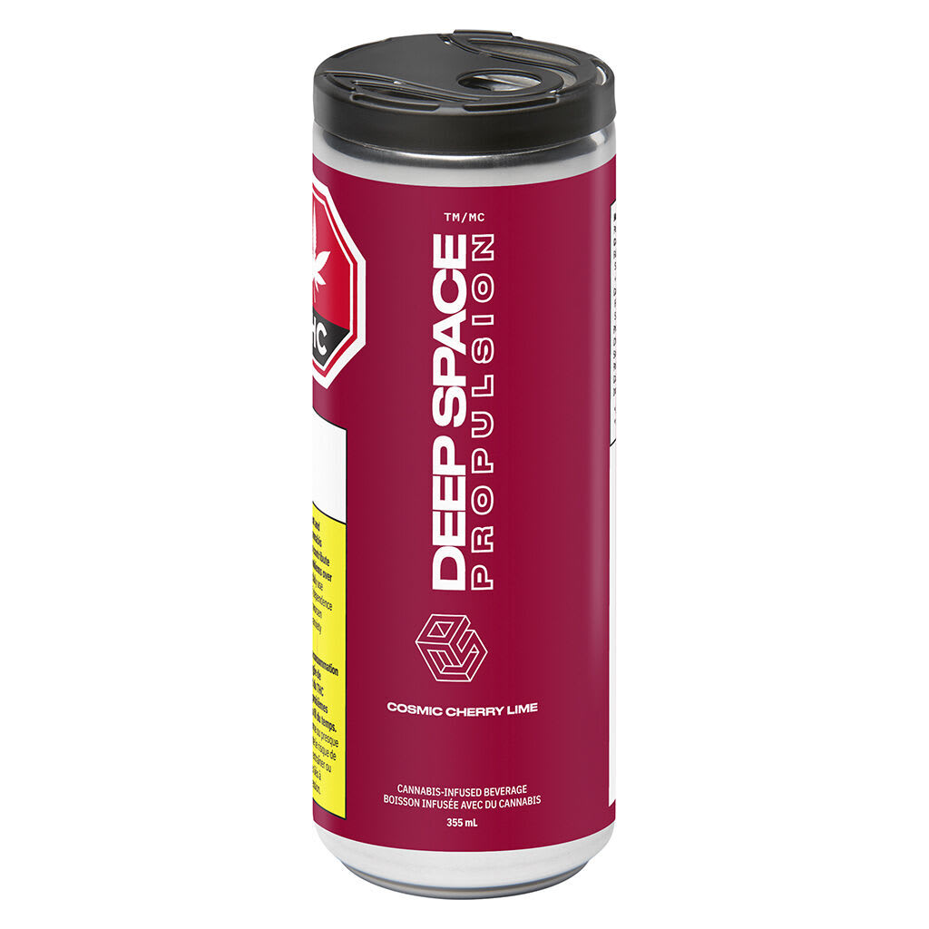 Deep Space Cherry Lime CBG Caffeine Soda