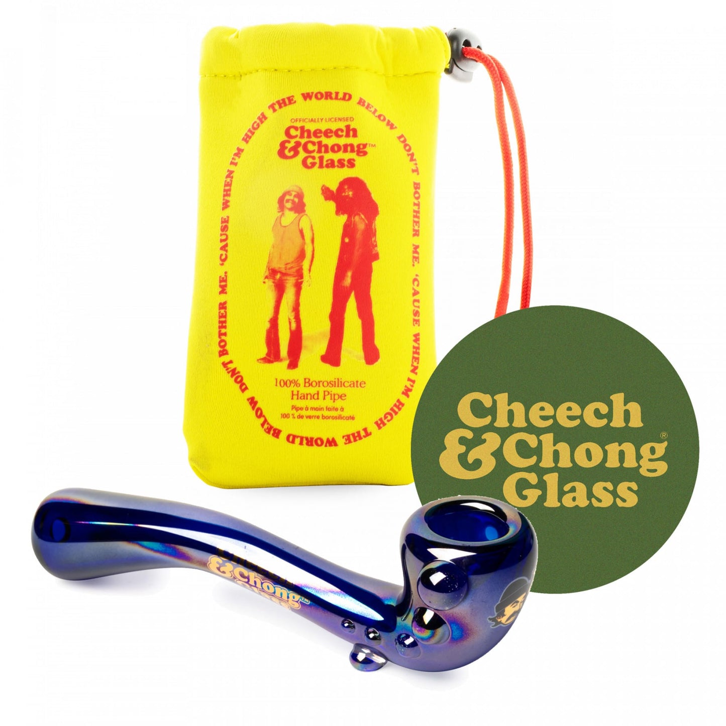 Cheech & Chong 5'' Rainbow Bar & Grill Hand Pipe